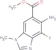 Methyl 5-amino-4-fluoro-1-methyl-1H-1,3-benzodiazole-6-carboxylate