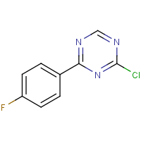 2-Chloro-4-(4-fluorophenyl)-1,3,5-triazine