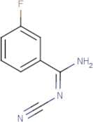 (E)-N'-Cyano-3-fluorobenzene-1-carboximidamide