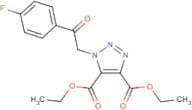 Diethyl 1-[2-(4-fluorophenyl)-2-oxoethyl]-1H-1,2,3-triazole-4,5-dicarboxylate