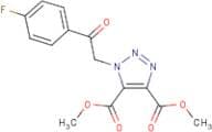 Dimethyl 1-[2-(4-fluorophenyl)-2-oxoethyl]-1H-1,2,3-triazole-4,5-dicarboxylate