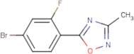 5-(4-Bromo-2-fluorophenyl)-3-methyl-1,2,4-oxadiazole