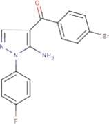 [5-Amino-1-(4-fluorophenyl)-1H-pyrazol-4-yl](4-bromophenyl)methanone