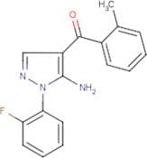 [5-Amino-1-(2-fluorophenyl)-1H-pyrazol-4-yl](2-methylphenyl)methanone