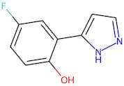 4-Fluoro-2-(1H-pyrazol-5-yl)phenol
