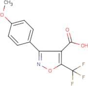 3-(4-Methoxyphenyl)-5-(trifluoromethyl)isoxazole-4-carboxylic acid