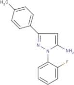 1-(2-Fluorophenyl)-3-(4-methylphenyl)-1H-pyrazol-5-amine