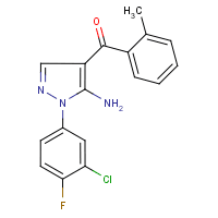 [5-Amino-1-(3-chloro-4-fluorophenyl)-1H-pyrazol-4-yl](2-methylphenyl)methanone
