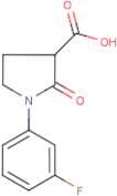 1-(3-Fluorophenyl)-2-oxopyrrolidine-3-carboxylic acid