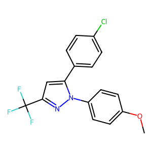 5-(4-Chlorophenyl)-3-(trifluoromethyl)-1-(4-methoxyphenyl)-1H-pyrazole