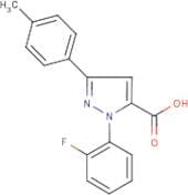 1-(2-Fluorophenyl)-3-(4-methylphenyl)-1H-pyrazole-5-carboxylic acid