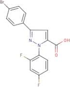 3-(4-Bromophenyl)-1-(2,4-difluorophenyl)-1H-pyrazole-5-carboxylic acid