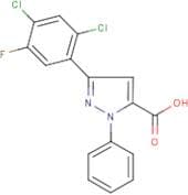 3-(2,4-Dichloro-5-fluorophenyl)-1-phenyl-1H-pyrazole-5-carboxylic acid