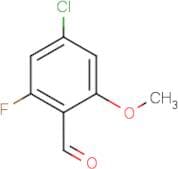 4-Chloro-2-fluoro-6-methoxybenzaldehyde