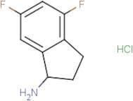 4,6-Difluoro-2,3-dihydro-1H-inden-1-amine hydrochloride