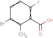 3-Bromo-6-fluoro-2-methylbenzoic acid