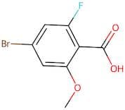4-Bromo-2-fluoro-6-methoxybenzoic acid