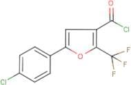 5-(4-Chlorophenyl)-2-(trifluoromethyl)furan-3-carbonyl chloride