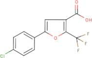 5-(4-Chlorophenyl)-2-(trifluoromethyl)-3-furoic acid