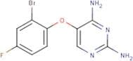 5-(2-Bromo-4-fluorophenoxy)pyrimidine-2,4-diamine