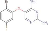 5-(2-Bromo-5-fluorophenoxy)pyrimidine-2,4-diamine