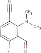 2-(Dimethylamino)-4-fluoro-3-formylbenzonitrile