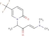 1-[(4E)-5-(Dimethylamino)-3-oxopent-4-en-2-yl]-5-(trifluoromethyl)-1,2-dihydropyridin-2-one