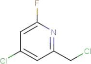 4-chloro-2-(chloromethyl)-6-fluoropyridine