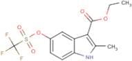 Ethyl 2-methyl-5-(((trifluoromethyl)-sulfonyl)-oxy)-1H-indole-3-carboxylate