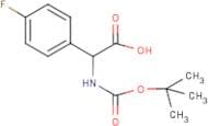 4-Fluorophenylglycine-N-Boc protected
