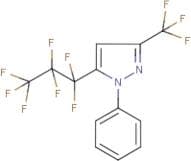 5(3)-(Heptafluoropropyl)-1-phenyl-3(5)-(trifluoromethyl)pyrazole