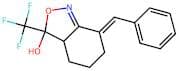 (7E)-7-Benzylidene-3,3a,4,5,6,7-hexahydro-3-hydroxy-3-(trifluoromethyl)-2,1-benzisoxazole