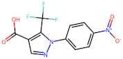 1-(4-Nitrophenyl)-5-(trifluoromethyl)pyrazole-4-carboxylic acid