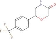 6-[4-(Trifluoromethyl)phenyl]morpholin-3-one