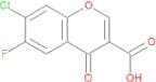 7-Chloro-6-fluoro-4-oxo-4H-chromene-3-carboxylic acid
