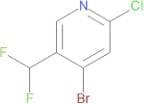 4-Bromo-2-chloro-5-(difluoromethyl)pyridine