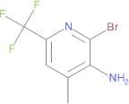 2-Bromo-4-methyl-6-(trifluoromethyl)pyridin-3-amine