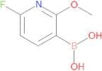 (6-Fluoro-2-methoxypyridin-3-yl)boronic acid