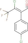 3-Chloro-2-(4-chlorophenyl)-4,4,4-trifluorobut-2-enal