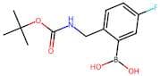 2-(Aminomethyl)-5-fluorobenzeneboronic acid, N-BOC protected