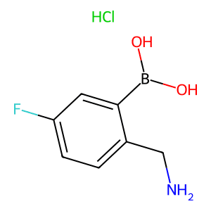 2-(Aminomethyl)-5-fluorobenzeneboronic acid hydrochloride