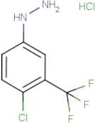 4-Chloro-3-(trifluoromethyl)phenylhydrazine hydrochloride
