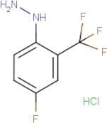 4-Fluoro-2-(trifluoromethyl)phenylhydrazine hydrochloride