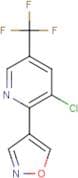 3-Chloro-2-(1,2-oxazol-4-yl)-5-(trifluoromethyl)pyridine