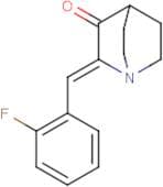 (2Z)-2-[(2-Fluorophenyl)methylidene]-1-azabicyclo[2.2.2]octan-3-one