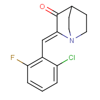 (2Z)-2-[(2-Chloro-6-fluorophenyl)methylidene]-1-azabicyclo[2.2.2]octan-3-one
