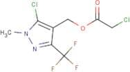 [5-Chloro-1-methyl-3-(trifluoromethyl)-1H-pyrazol-4-yl]methyl 2-chloroacetate