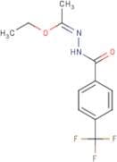 (Z)-(Ethyl N-[(Z)-4-(trifluoromethyl)benzoyl]ethanecarbohydrazonate)