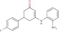 3-[(2-Aminophenyl)amino]-5-(4-fluorophenyl)cyclohex-2-en-1-one