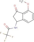 2,2,2-Trifluoro-N-(4-methoxy-3-oxo-2,3-dihydro-1H-inden-1-yl)acetamide